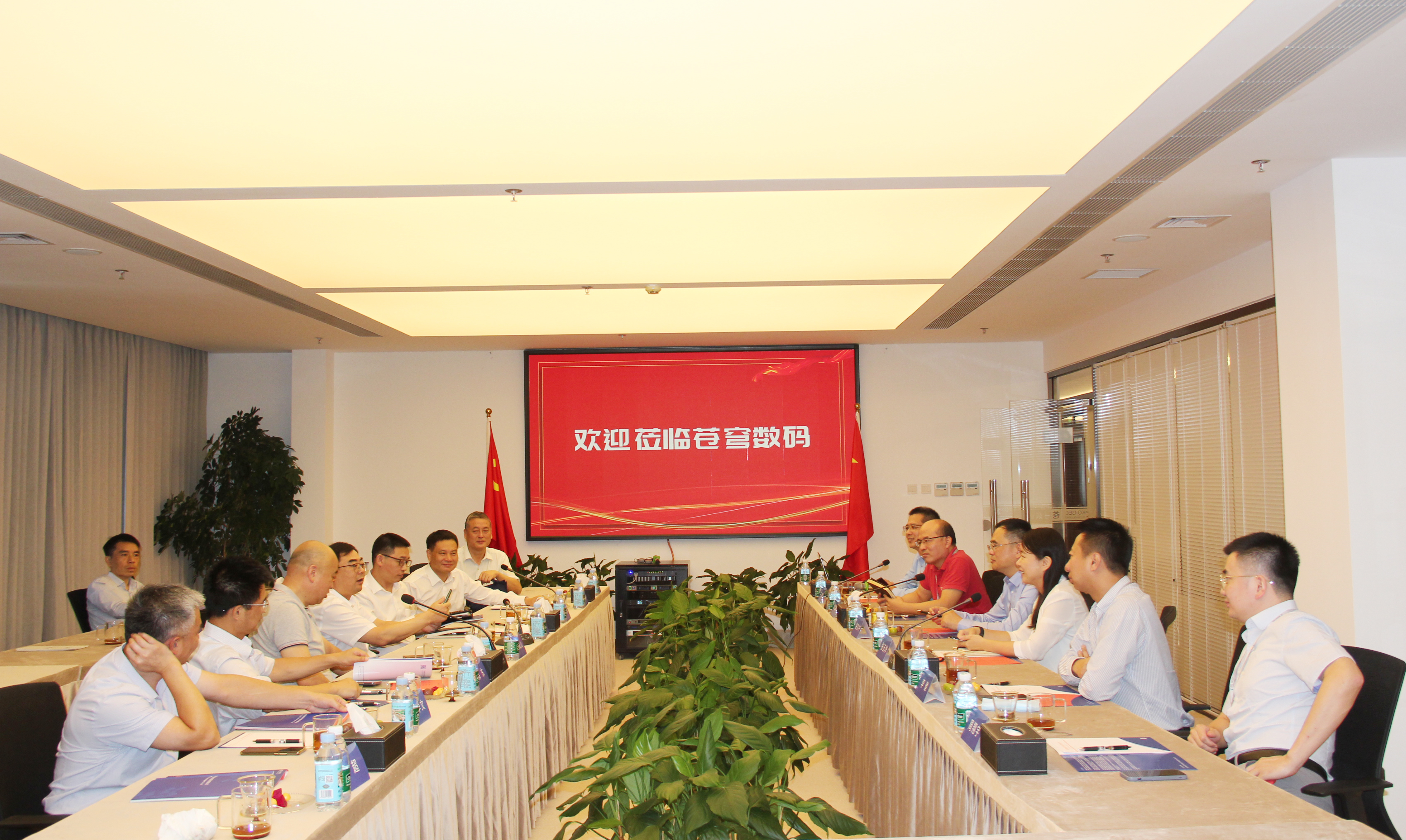 合肥市政府副市長(zhǎng)、黨組成員朱勝利一行調(diào)研蒼穹數(shù)碼